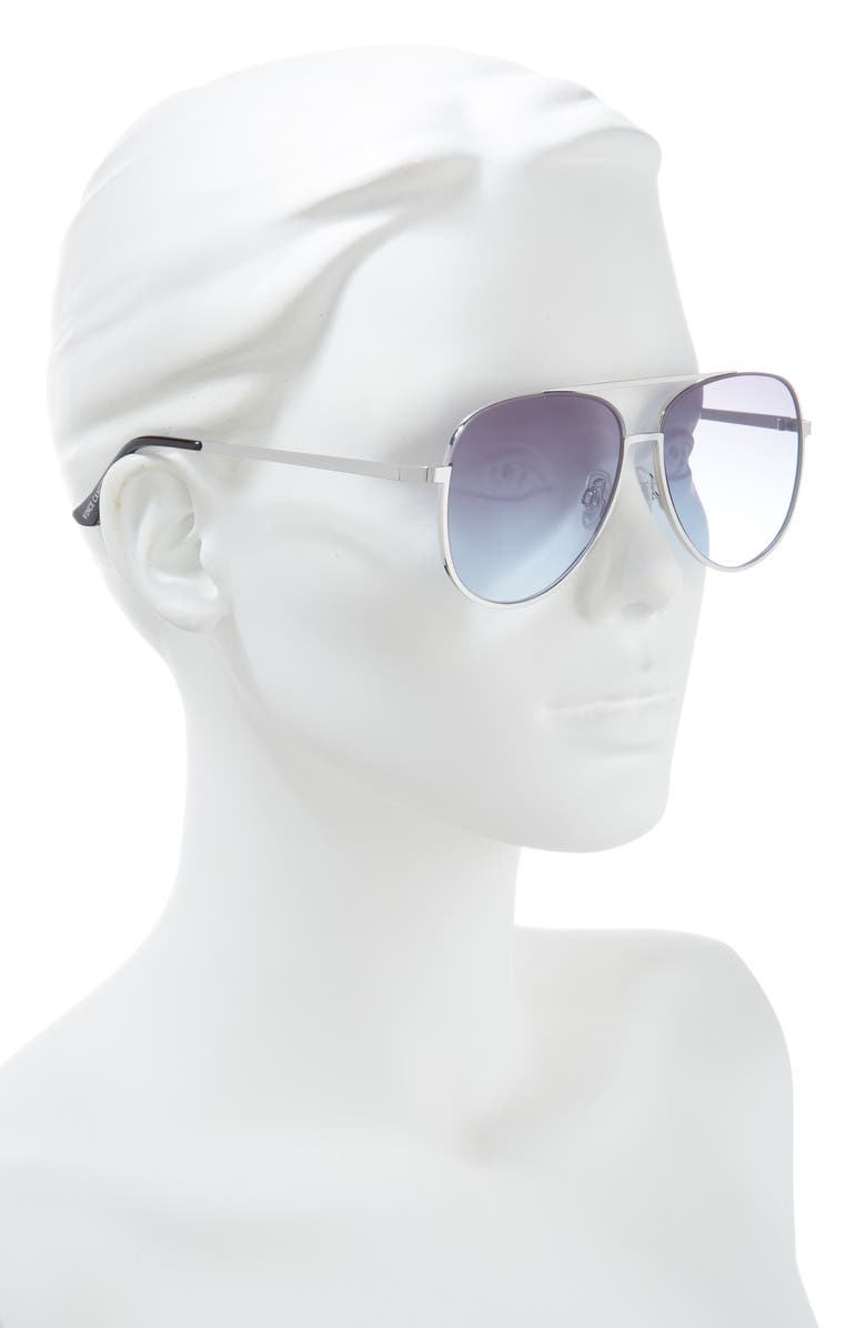 Vince Camuto 60mm Gradient Aviator Sunglasses, Alternate, color, 