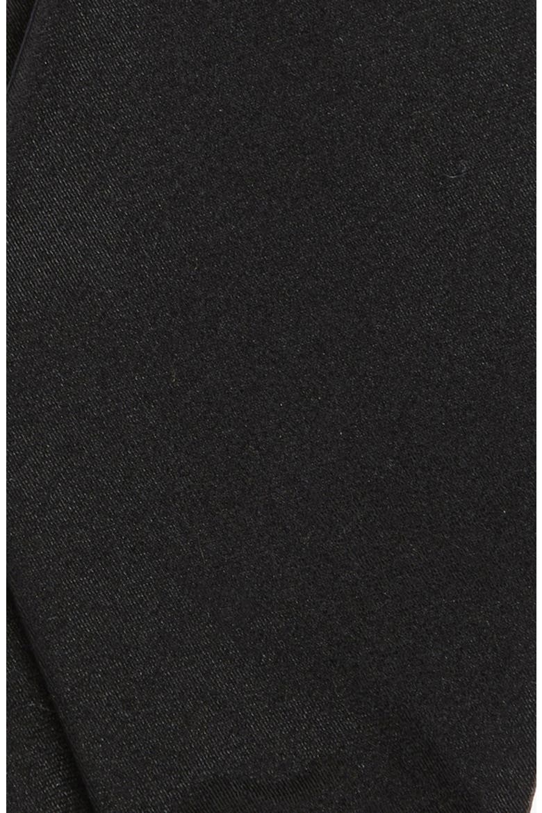 Black Silk Bow Tie, Alternate, color, BLACK