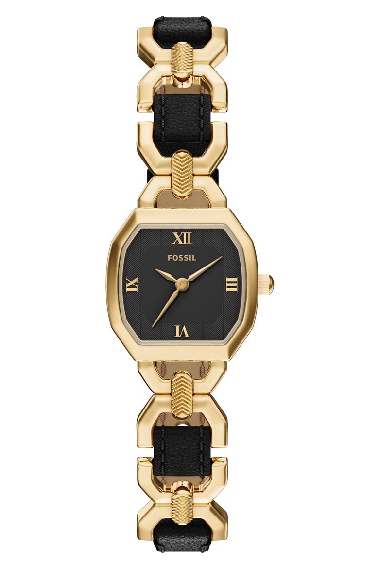 Small Harlow Bracelet Watch, 22mm, Main, color, BLACK