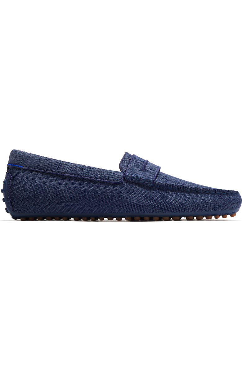 Rothy's The Driving Loafer, Alternate, color, Navy Herringbone