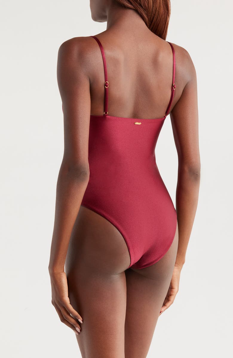 BOAMAR Lady One-Piece Swimsuit, Alternate, color, Wine