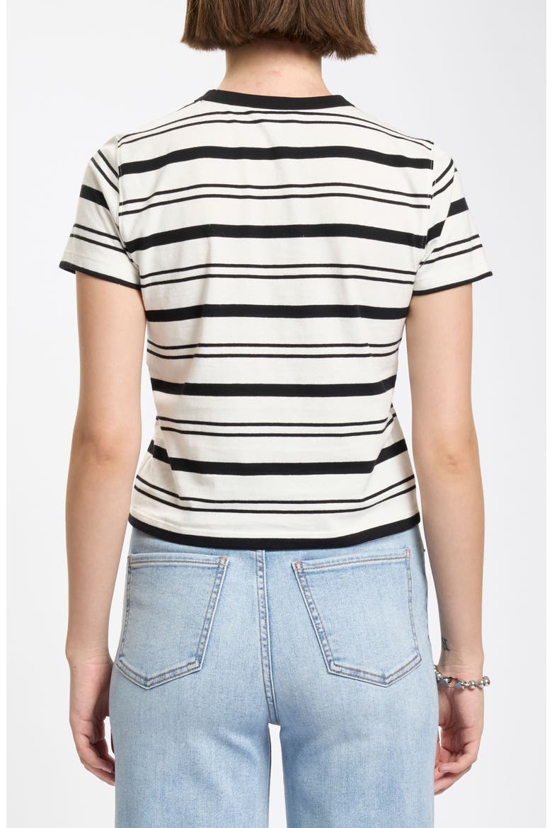 Zuma Striped Crewneck T-Shirt, Alternate, color, ONYX STRIPE