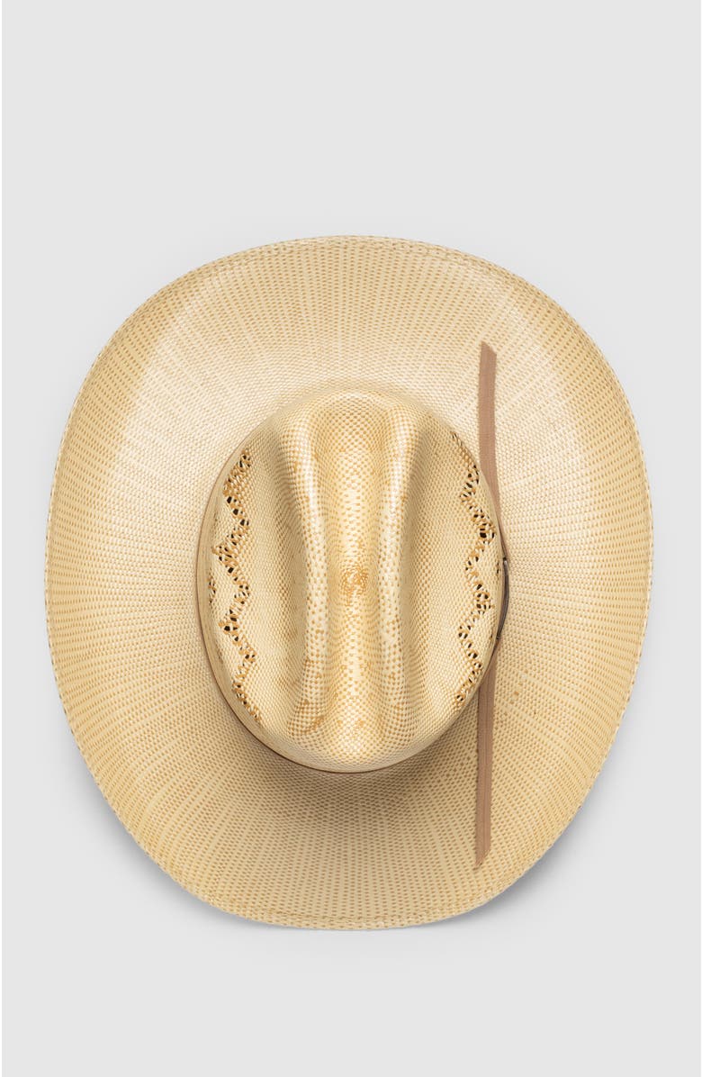 Manela The Sunstone 50X Bangora Straw Cowboy, Alternate, color, Ochre