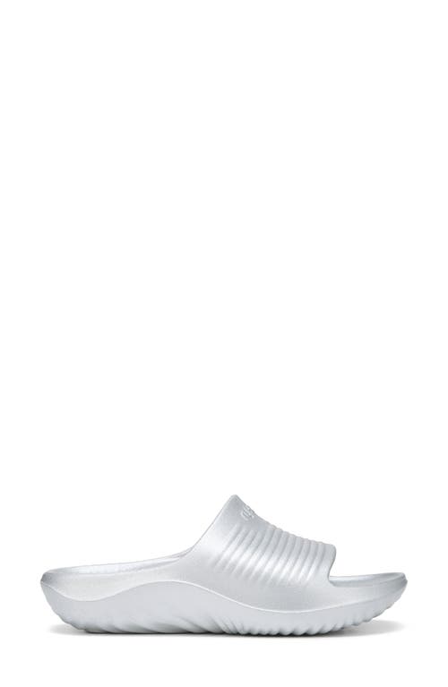 Ryka Rykä Echo Recovery Slide Sandal In Silver