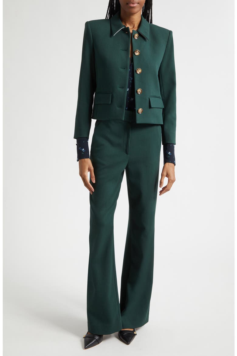 Tonelli High Waist Straight Leg Pants, Alternate, color, PINE