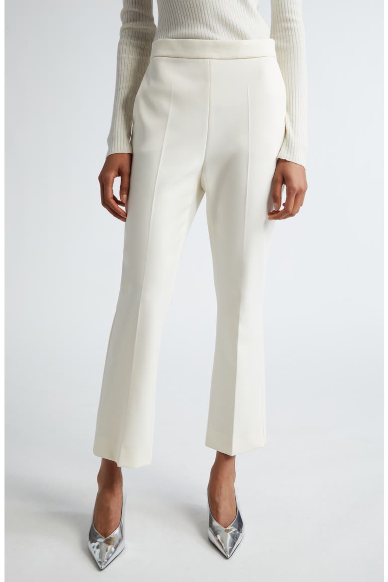 Parata Flare Leg Ankle Trousers, Main, color, VANILLA