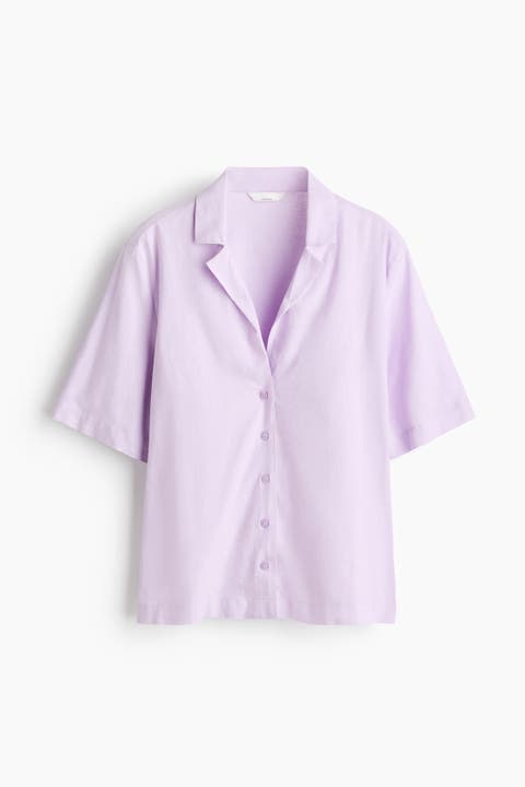 Linen-blend Resort Shirt