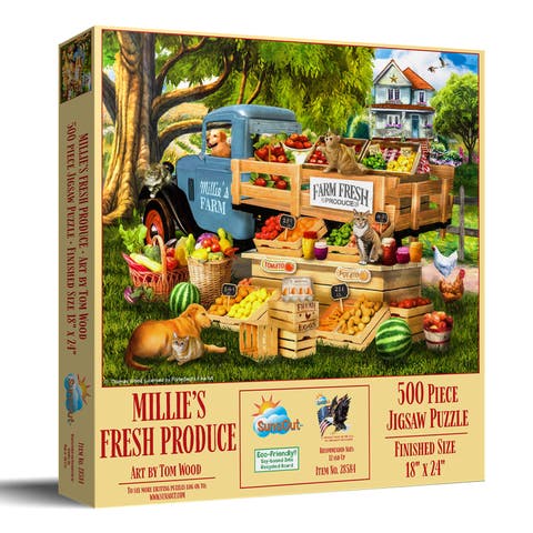 Millie's Fresh Produce 500 piece Jigsaw Puzzle for Adults