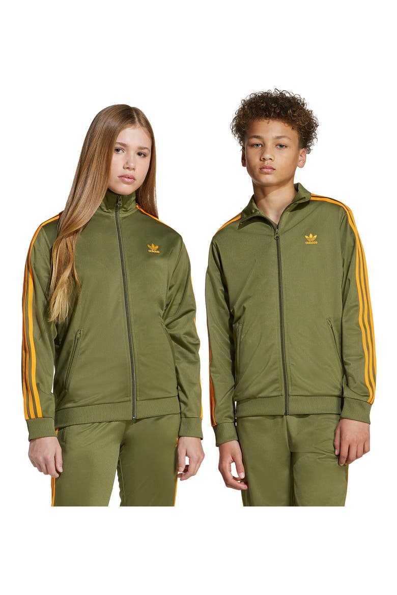 Kids' Firebird Recycled Polyester Track Jacket, Alternate, color, FOCUS OLIVE
