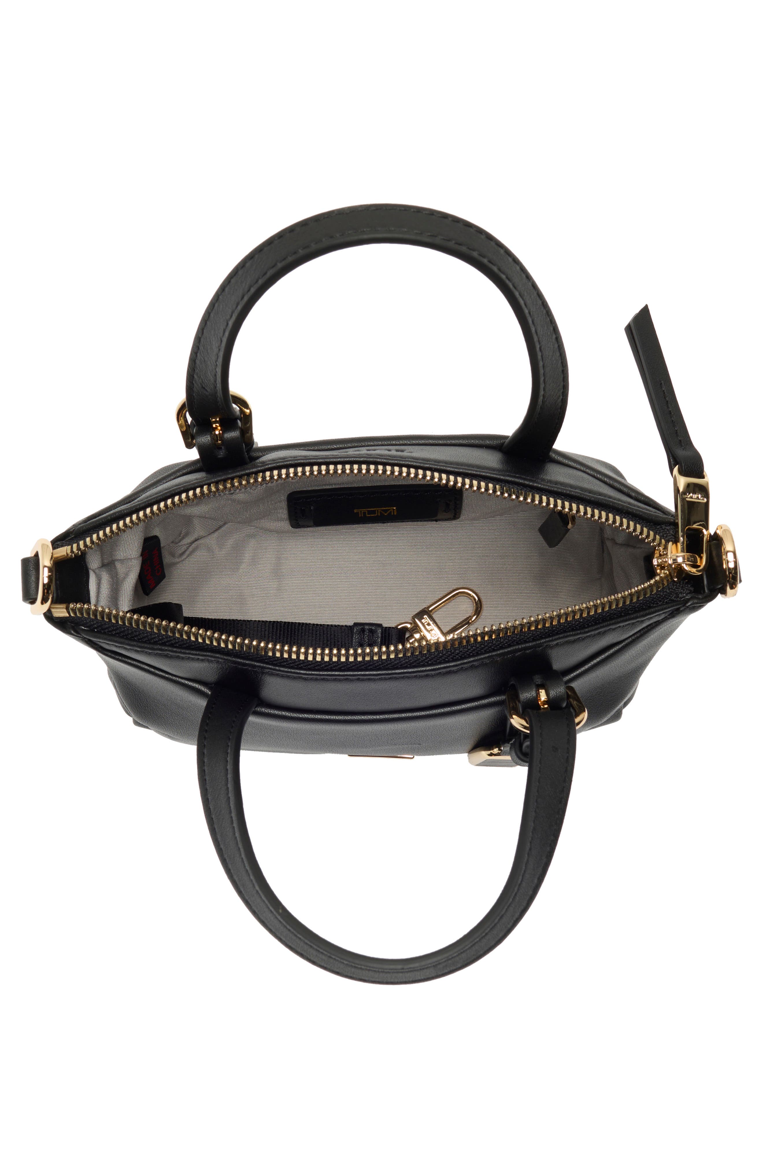 TUMI Yuma Mini Leather Tote Bag, Alternate, color, 
