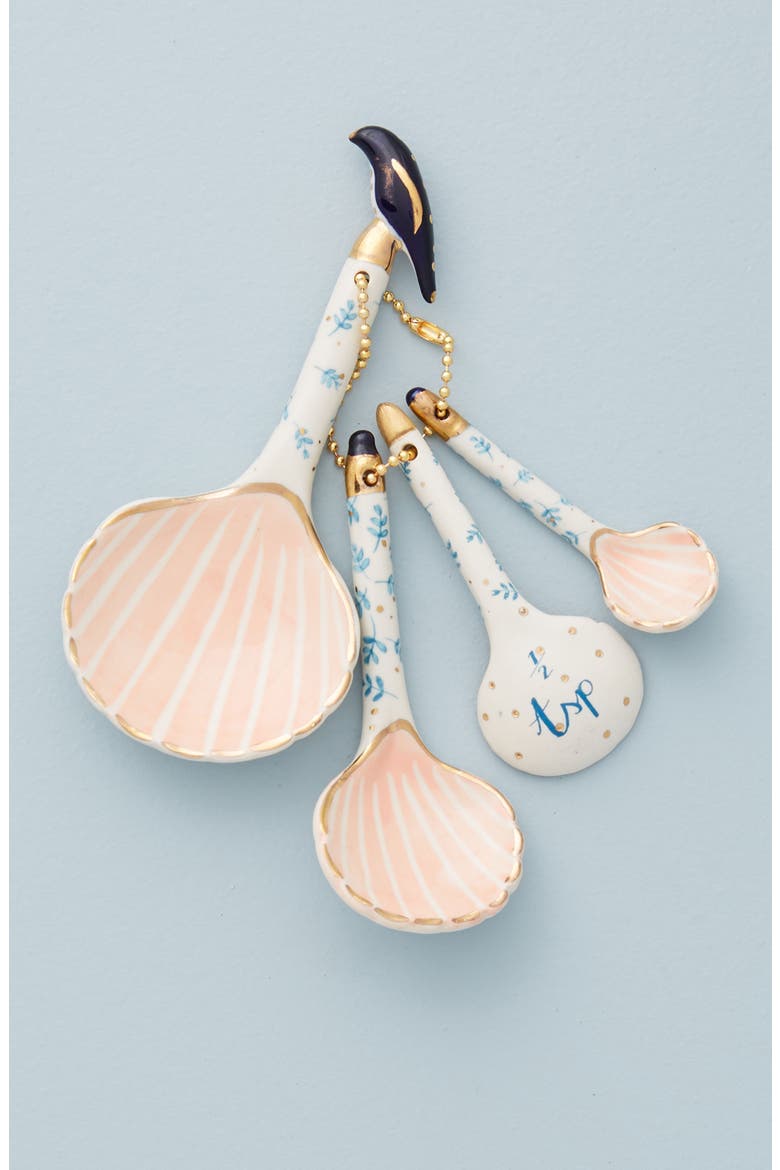 Anthropologie Seashell Measuring Spoon Set, Main, color, MULTI