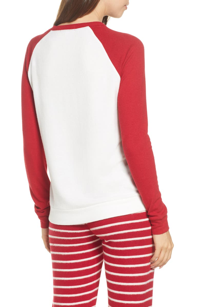 PJ Salvage PJSalvage Joy Long Sleeve Pajama Top, Alternate, color, 
