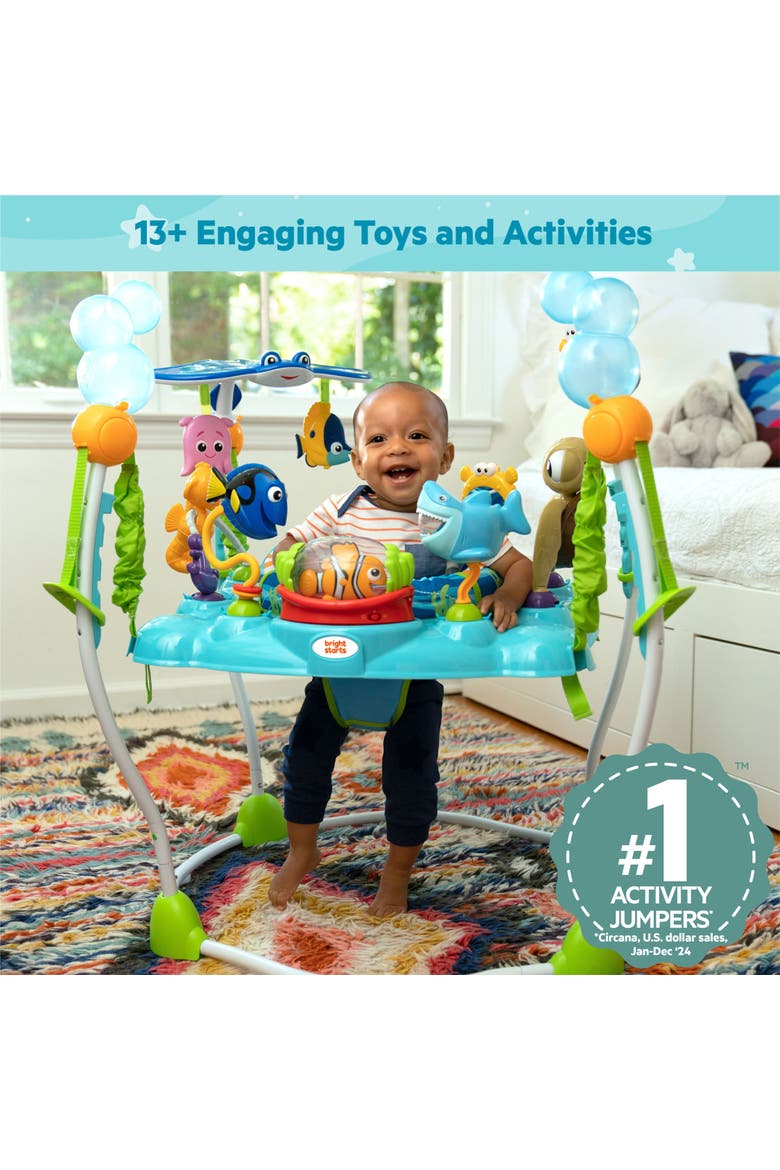 Disney Baby Finding Nemo Sea of Activities Baby Activity Jumper, Alternate, color, MULTICOLORED