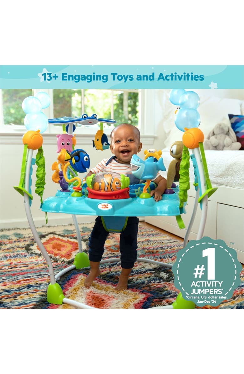 BRIGHT STARTS Disney Baby Finding Nemo Sea of Activities Baby Activity Jumper, Alternate, color, Multicolored