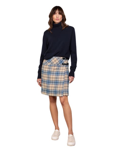 Celt Knee Length Kilt Plaid Skirt