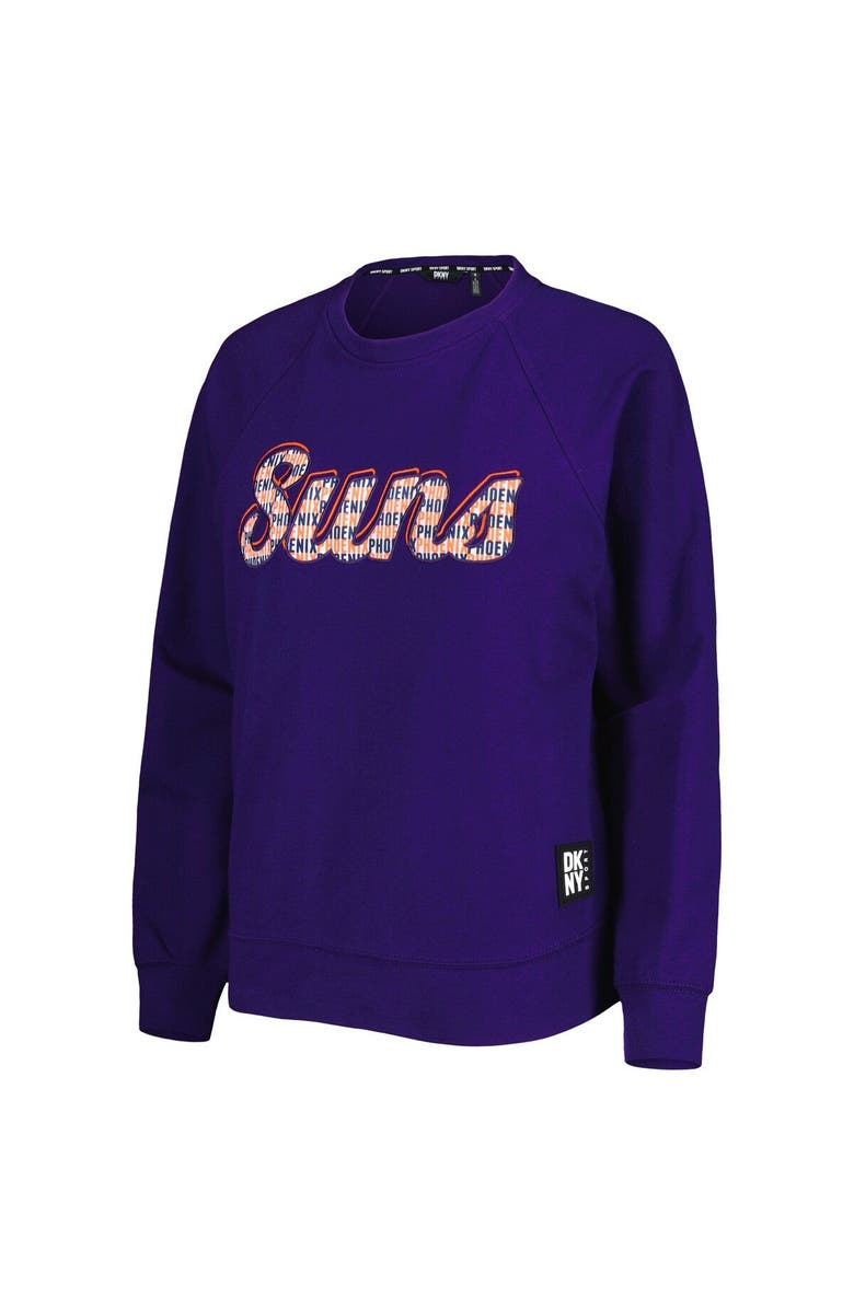 DKNY SPORT Women's DKNY Sport Purple Phoenix Suns Regina Raglan Pullover Sweatshirt, Alternate, color, Purple