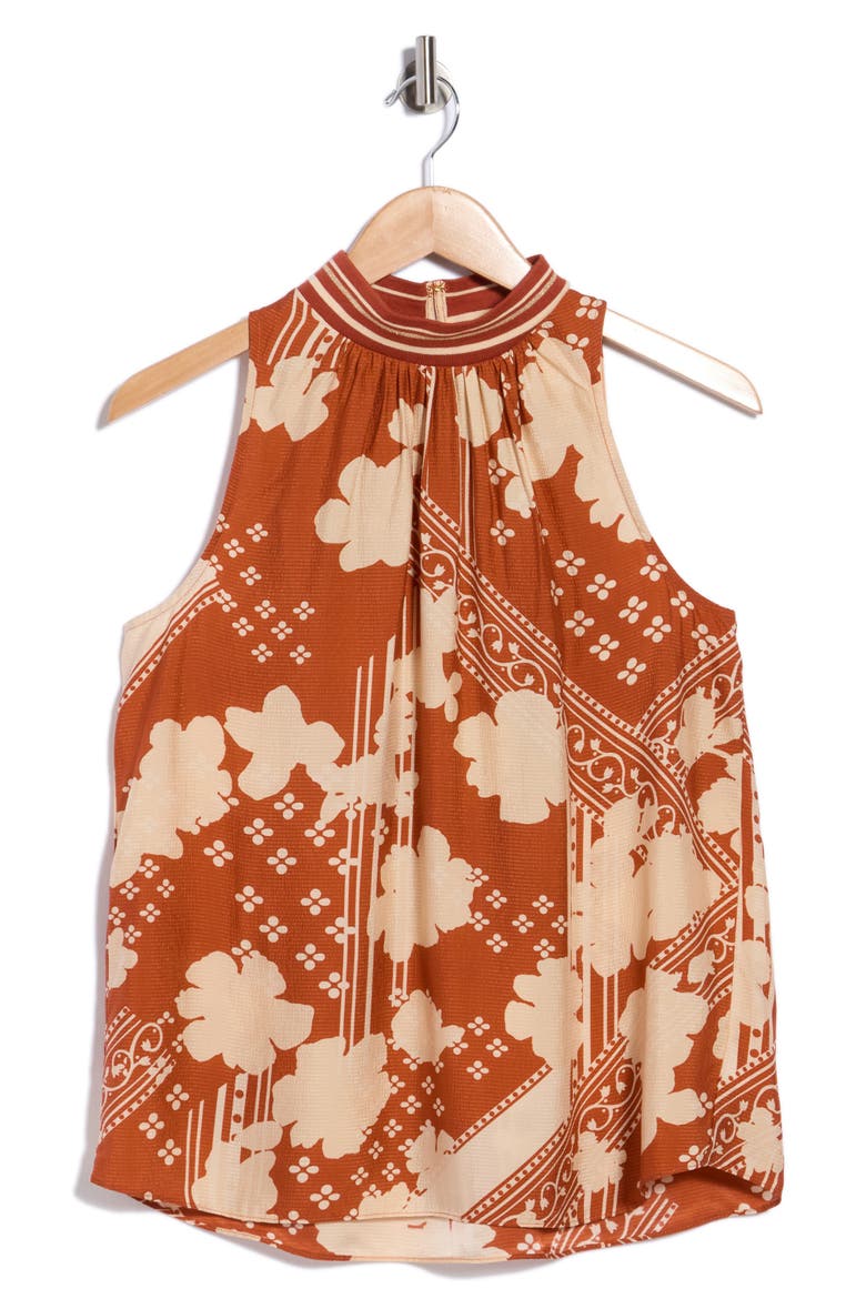 Denise Print Top, Main, color, AMBER COMBO
