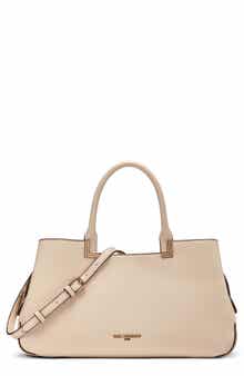 KARL LAGERFELD PARIS Meribel Leather Satchel