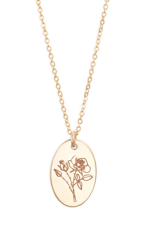 Louise Birth Flower Necklace