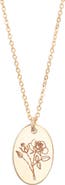 Set & Stones Louise Birth Flower Necklace
