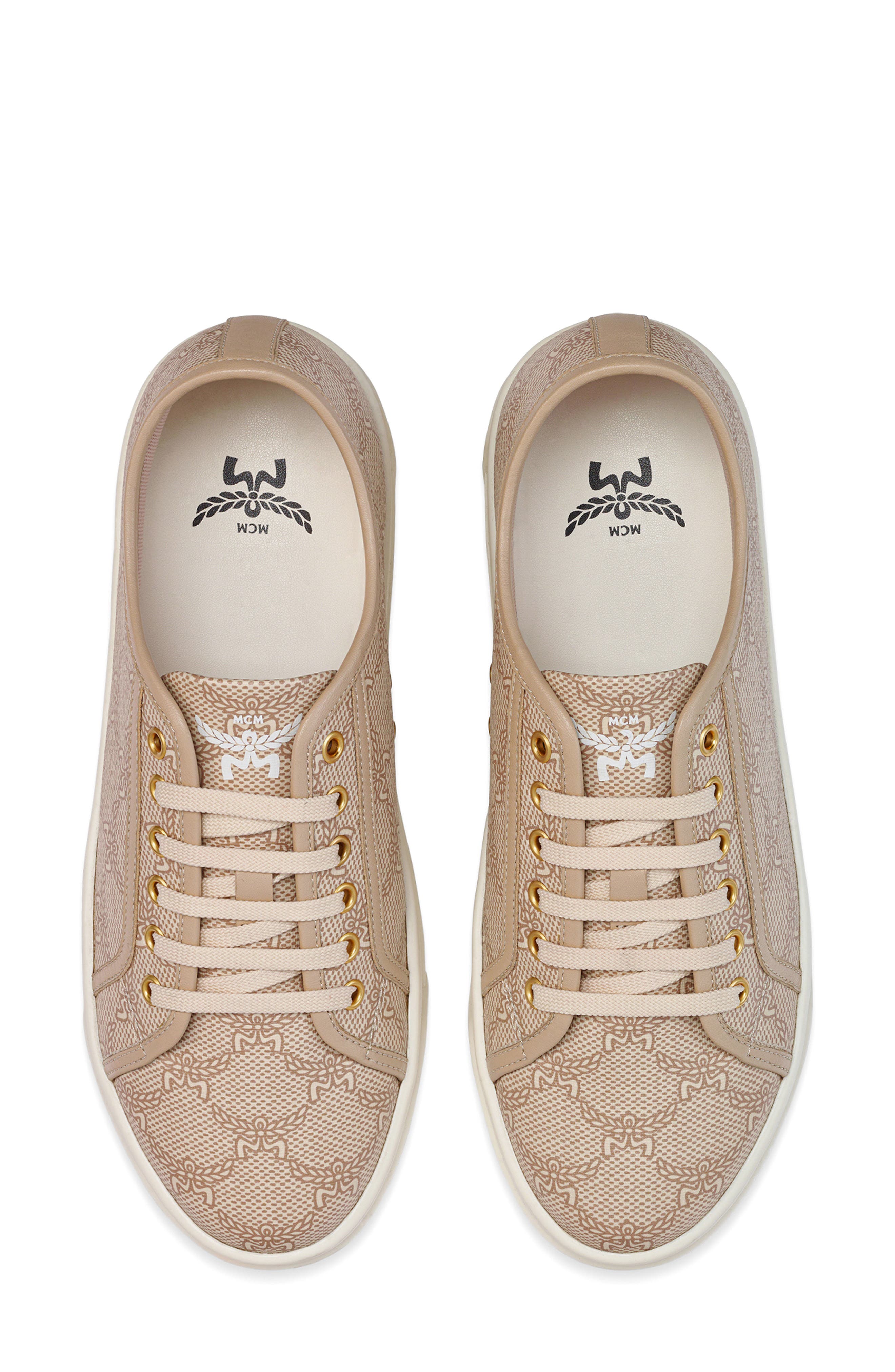 MCM Skyward Platform Sneaker, Alternate, color, 