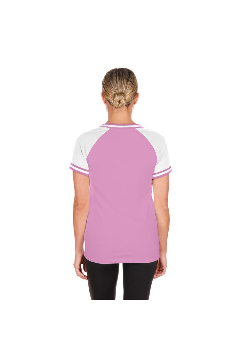 Women's New Era Light Pink St. Louis Cardinals Gameday V-Neck T-Shirt, Alternate, color, Light Pink