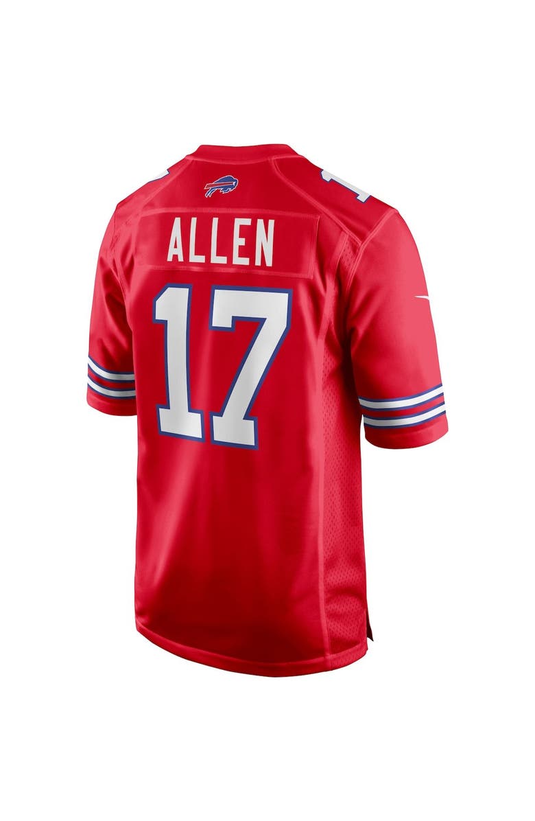 Nike Men's Nike Josh Allen Red Buffalo Bills Alternate Game Player Jersey, Alternate, color, Red