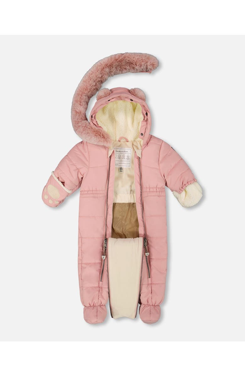 Deux par Deux One-Piece Layette Snowsuit Designed for Car Seat, Alternate, color, 