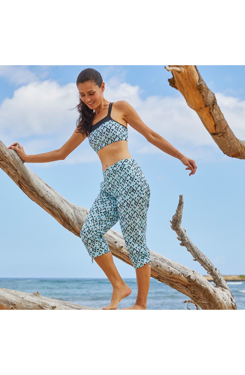 UV Skinz Beach Capris, Alternate, color, Black Jewels