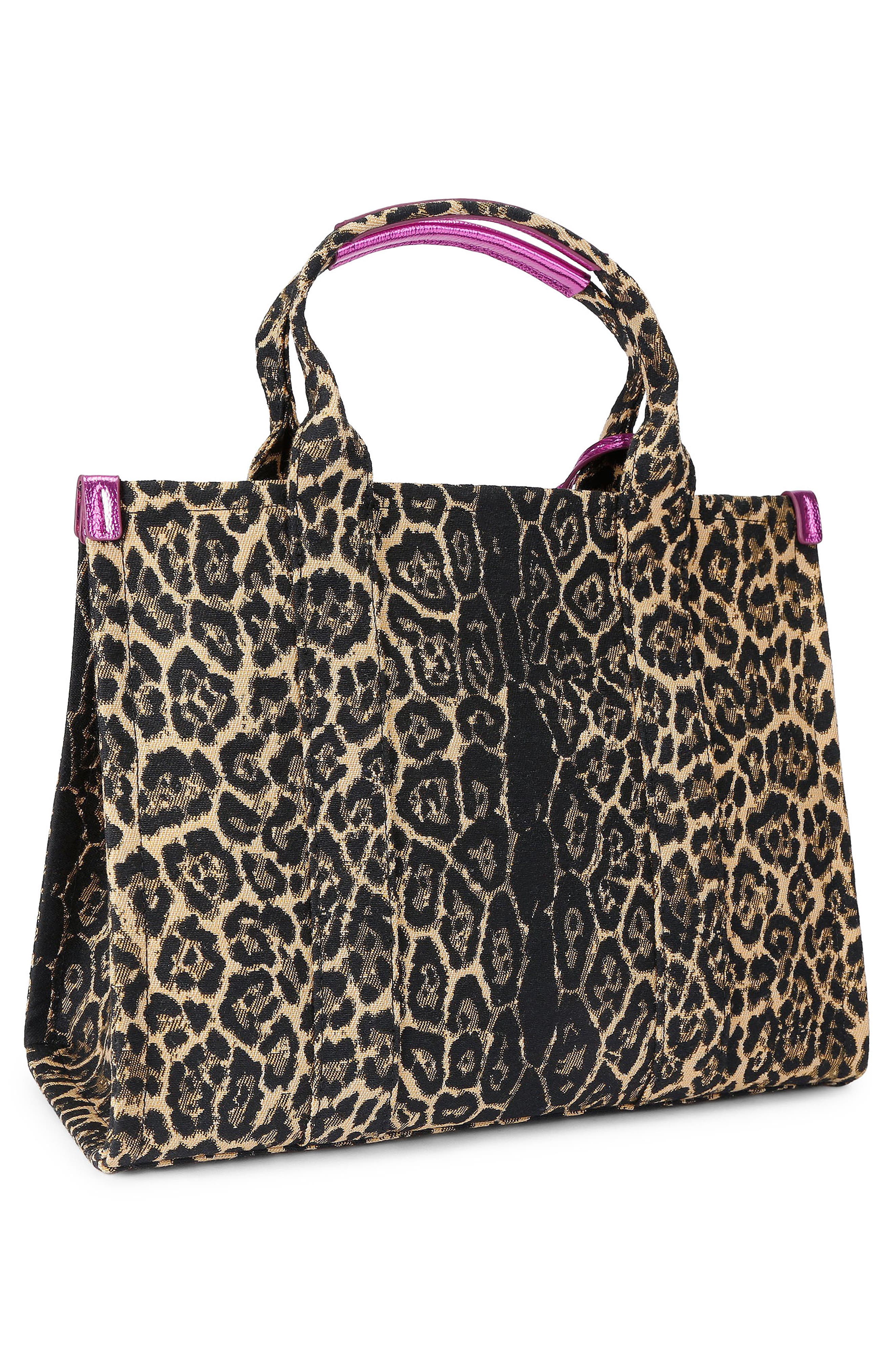 Kurt Geiger London Southbank Cotton Canvas Tote, Alternate, color, Open Brown