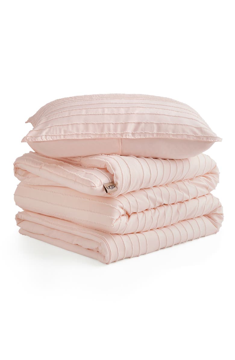 UGG<sup>®</sup> Devon Textured Comforter & Shams Set, Main, color, Himalayan Salt