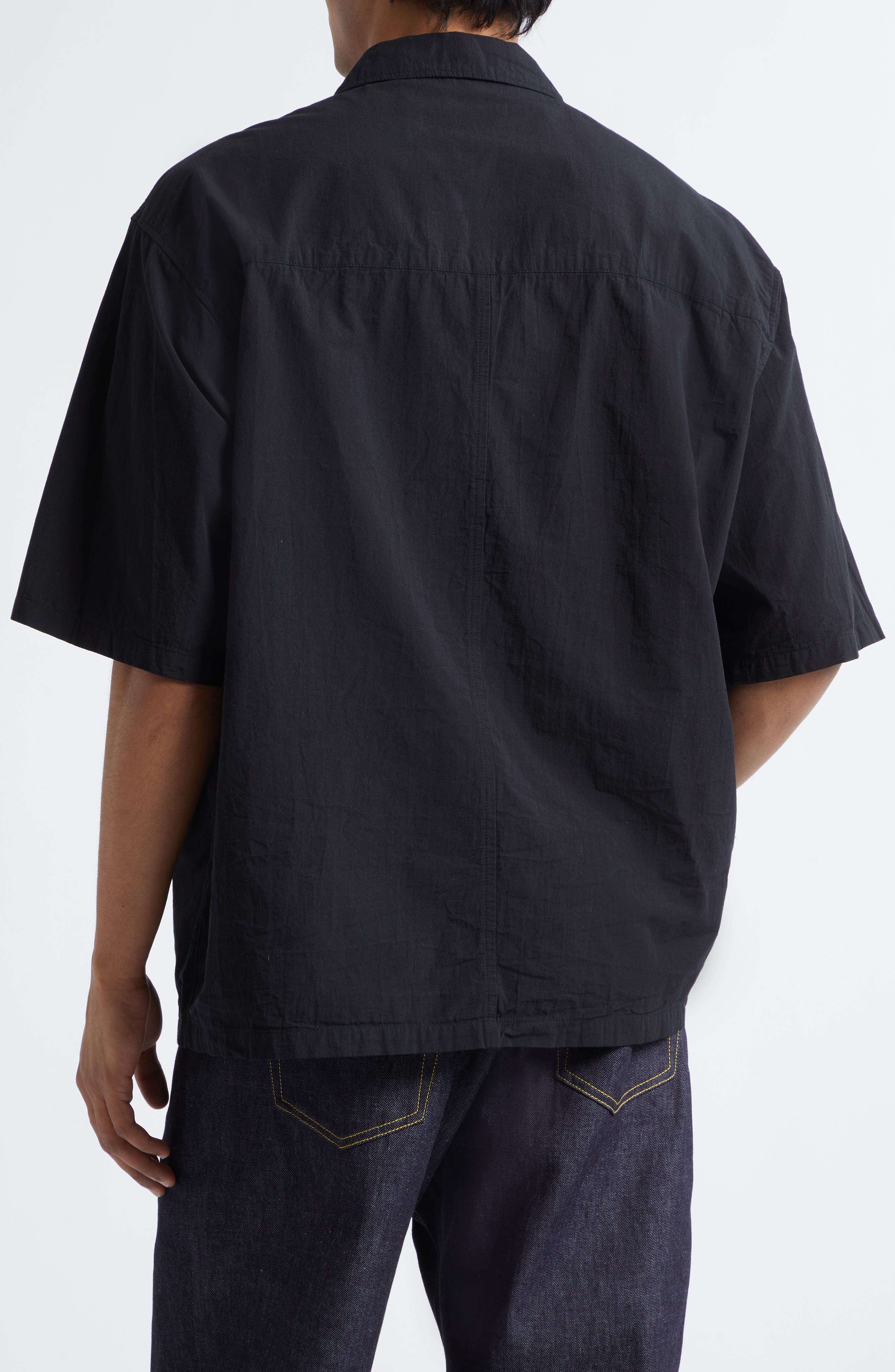 Oversize Cotton Utility Shirt - image 2