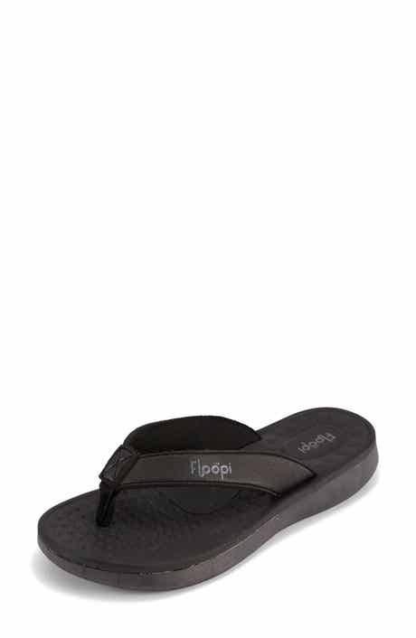 FLOOPI Faux Leather Thong Sandal