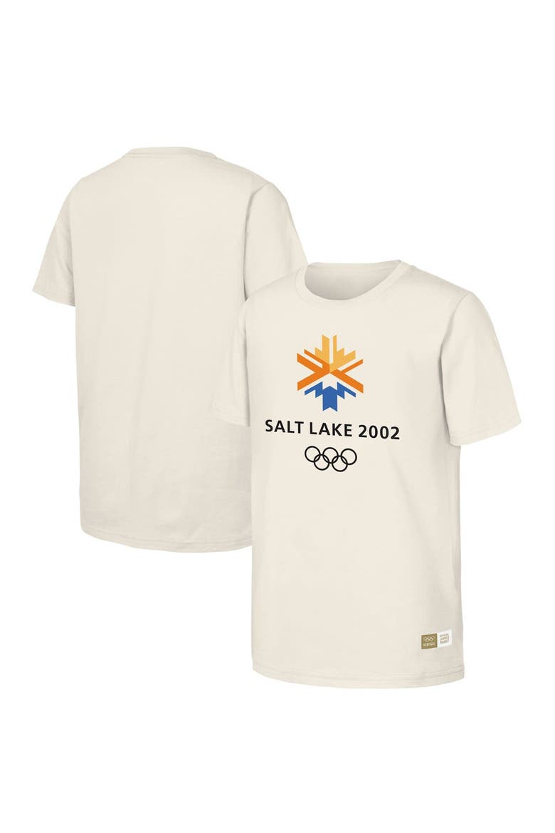 Men's  Natural 2002 Salt Lake Games Olympic Heritage T-Shirt, Main, color, Natural