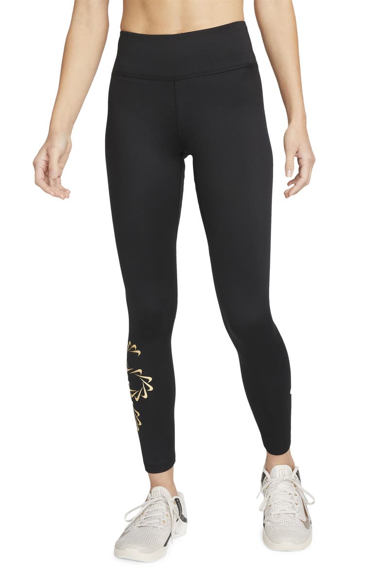 Nike Therma-FIT One Graphic Training Leggings, Main, color,