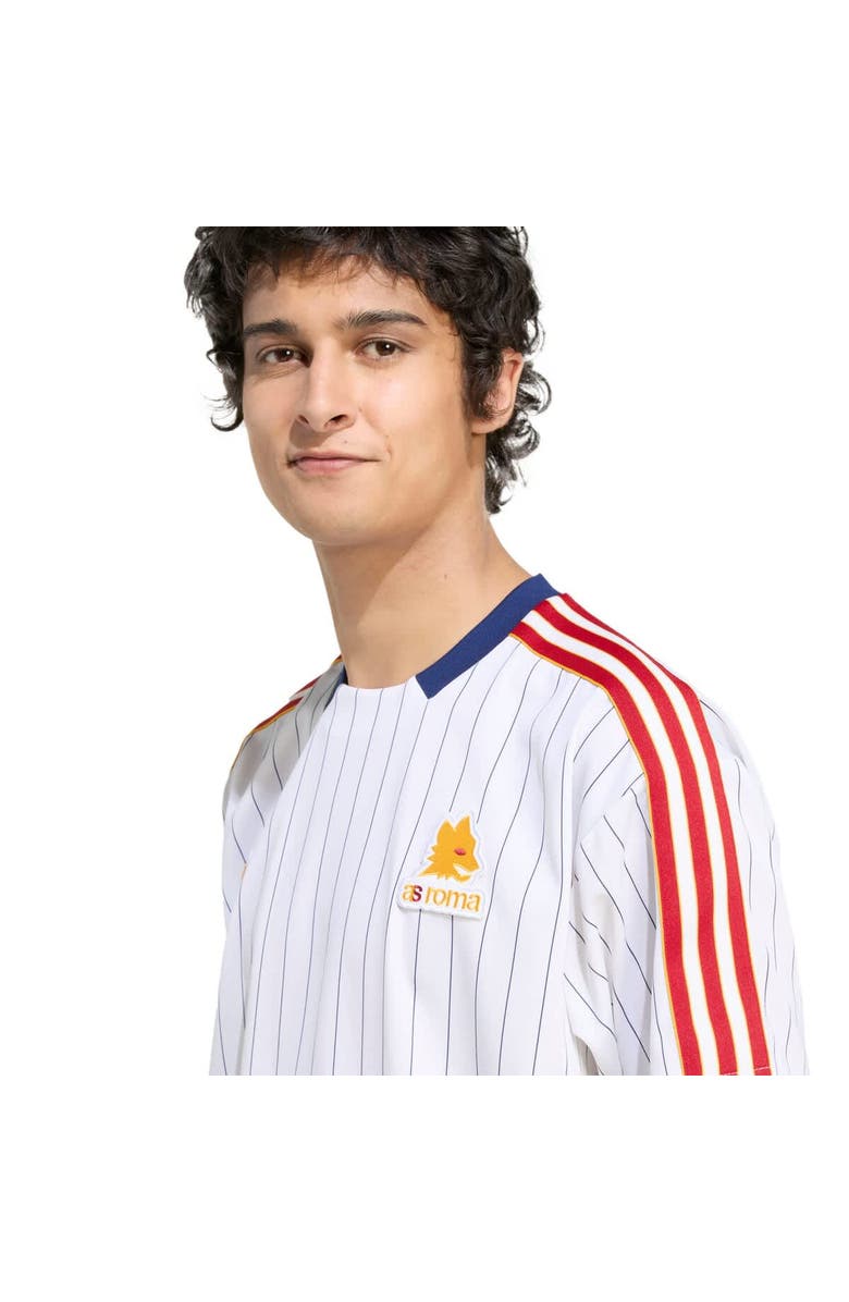 adidas Unisex adidas  White AS Roma Terrace Icons Jersey, Alternate, color, White