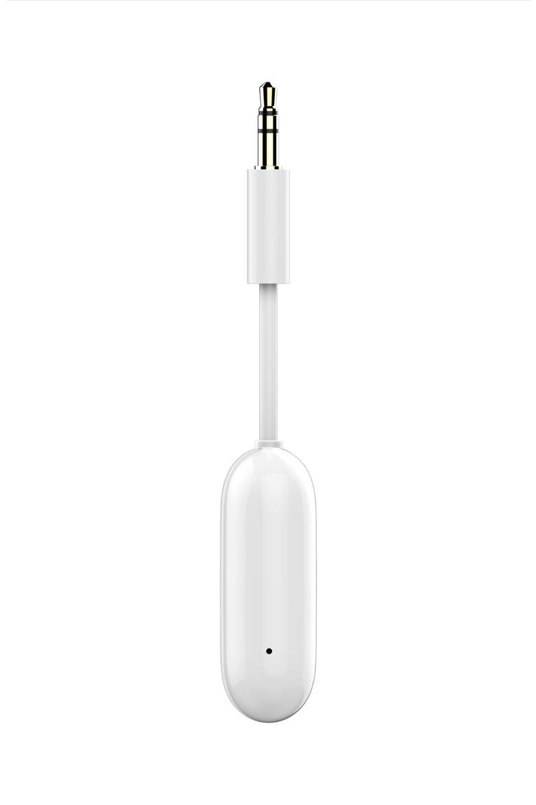 Connect Air In-Flight Bluetooth Wireless Audio Transmitter for AirPods & Headphones, Alternate, color, White