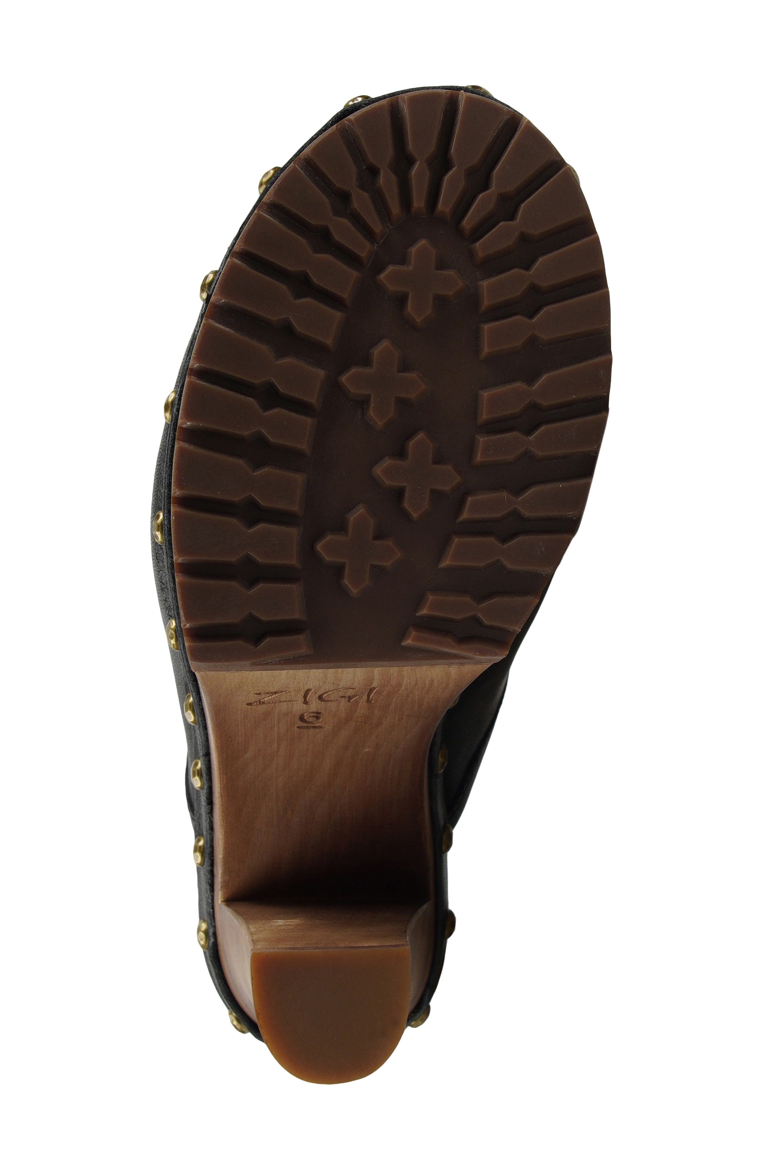 ZIGI Dealio Platform Clog, Alternate, color, Black