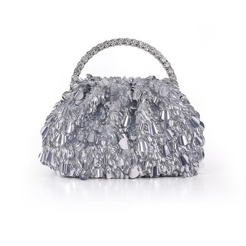 Remy Mixed Sequin Pouch Clutch