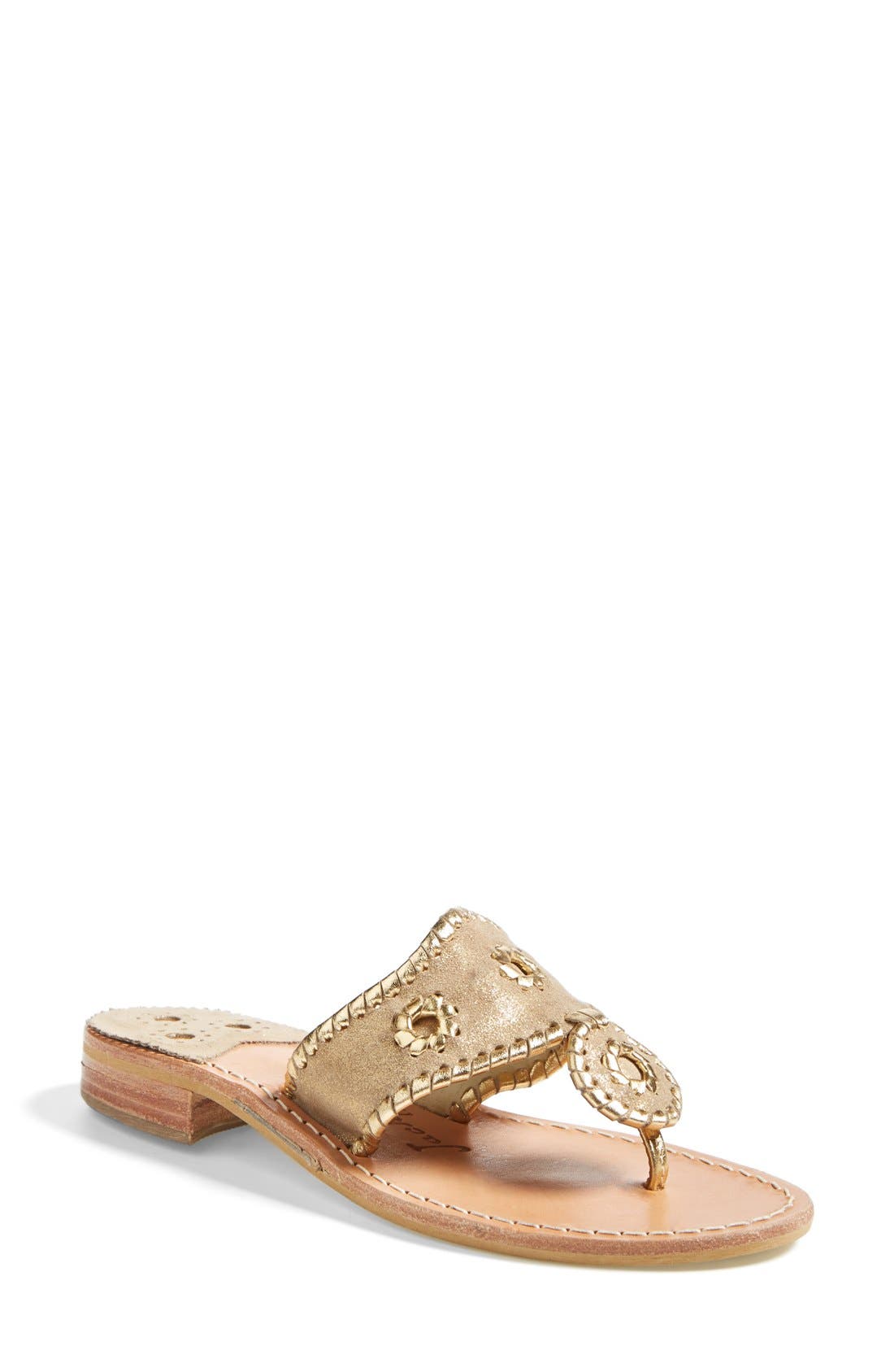 'Stardust' Thong Sandal, Main, color, GOLD