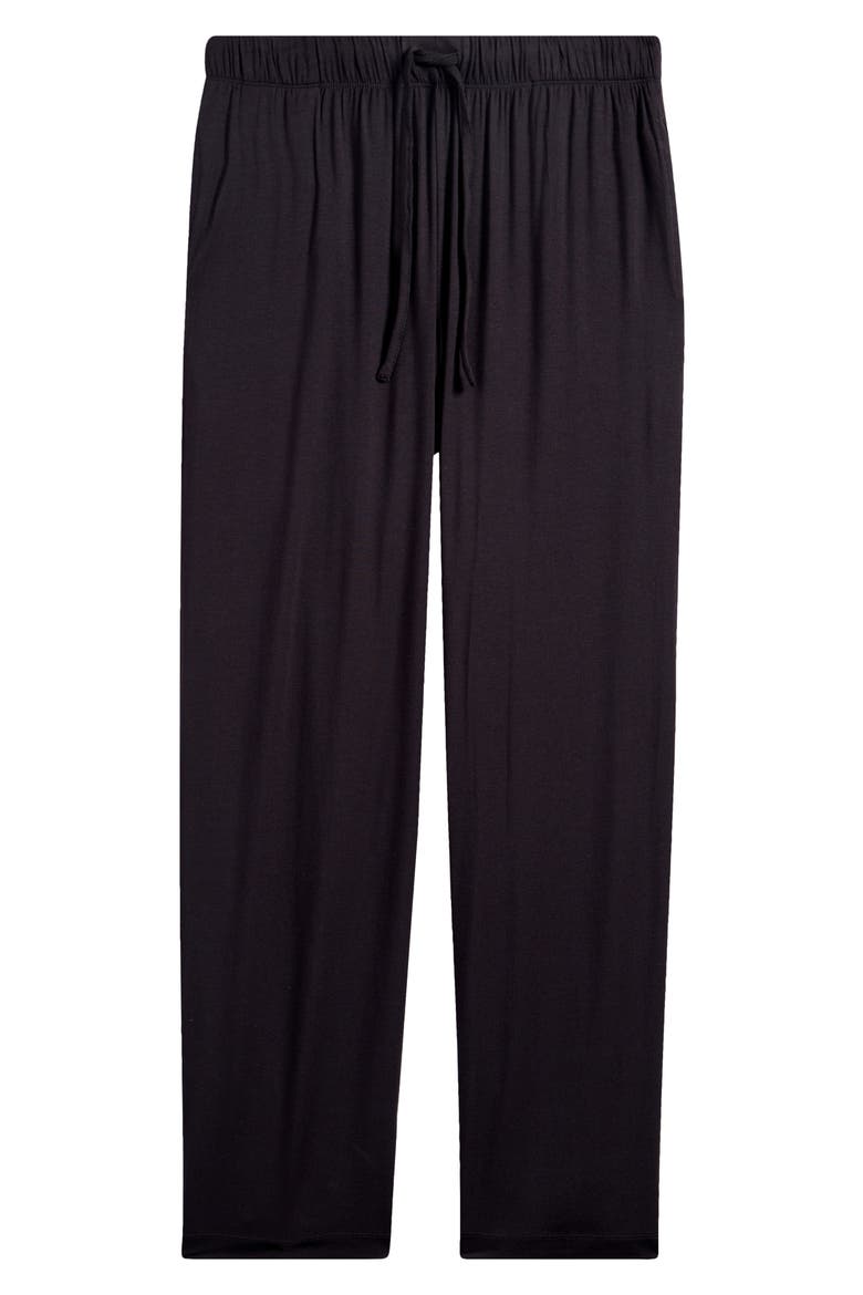 Moonlight Eco Stretch Modal Pajama Pants, Alternate, color, BLACK