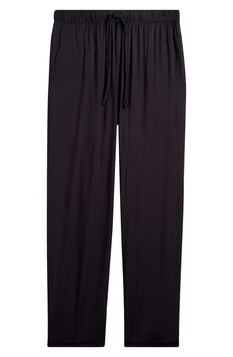 Nordstrom Moonlight Eco Stretch Modal Pajama Pants, Alternate, color, Black