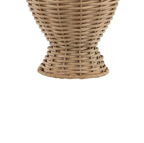 Jonathan Y Margie Wicker 20.5" Bohemian Rustic Iron Led Table Lamp In Natural