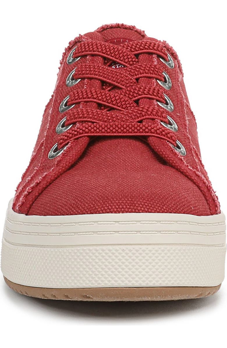 Blowfish Malibu Super Smile Platform Slip-On Sneaker, Alternate, color, Red Fabric