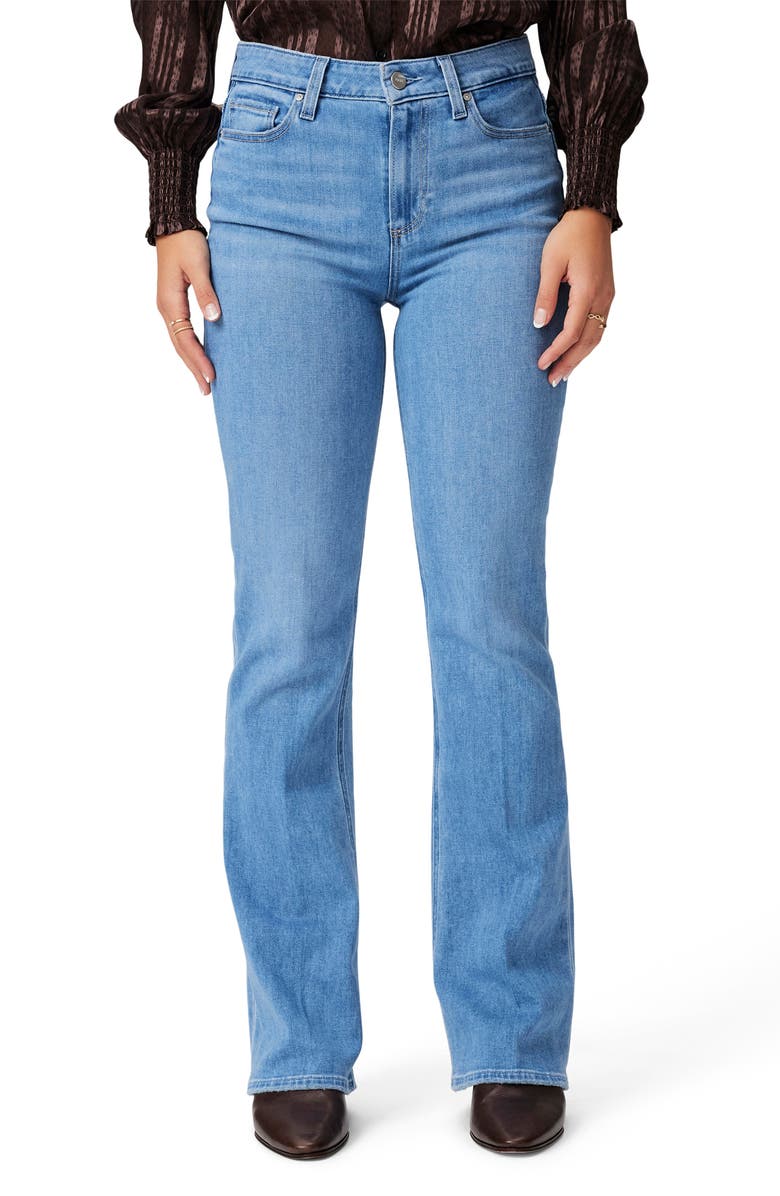 PAIGE Laurel Canyon High Waist Flare Jeans, Main, color,