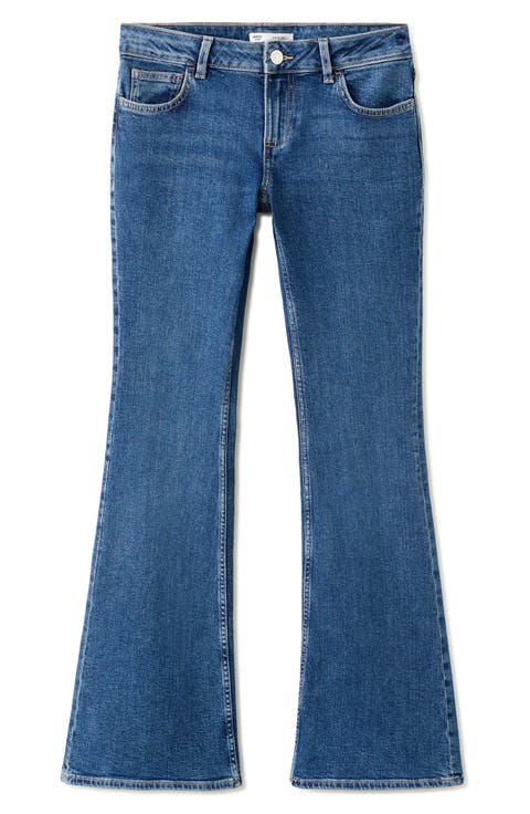 Low Waist Flare Jeans