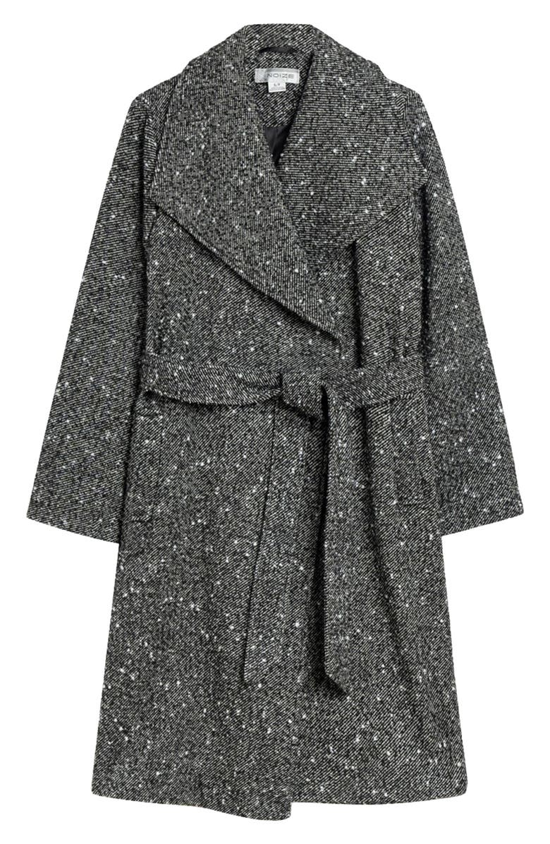 Noize Lena-T Long Coat, Alternate, color, Black