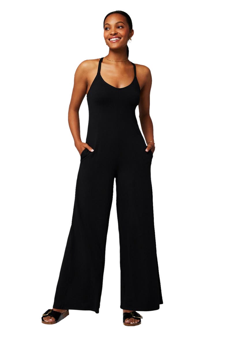 Cloud Jersey Wide Leg Jumpsuit (Women) | Nordstrom