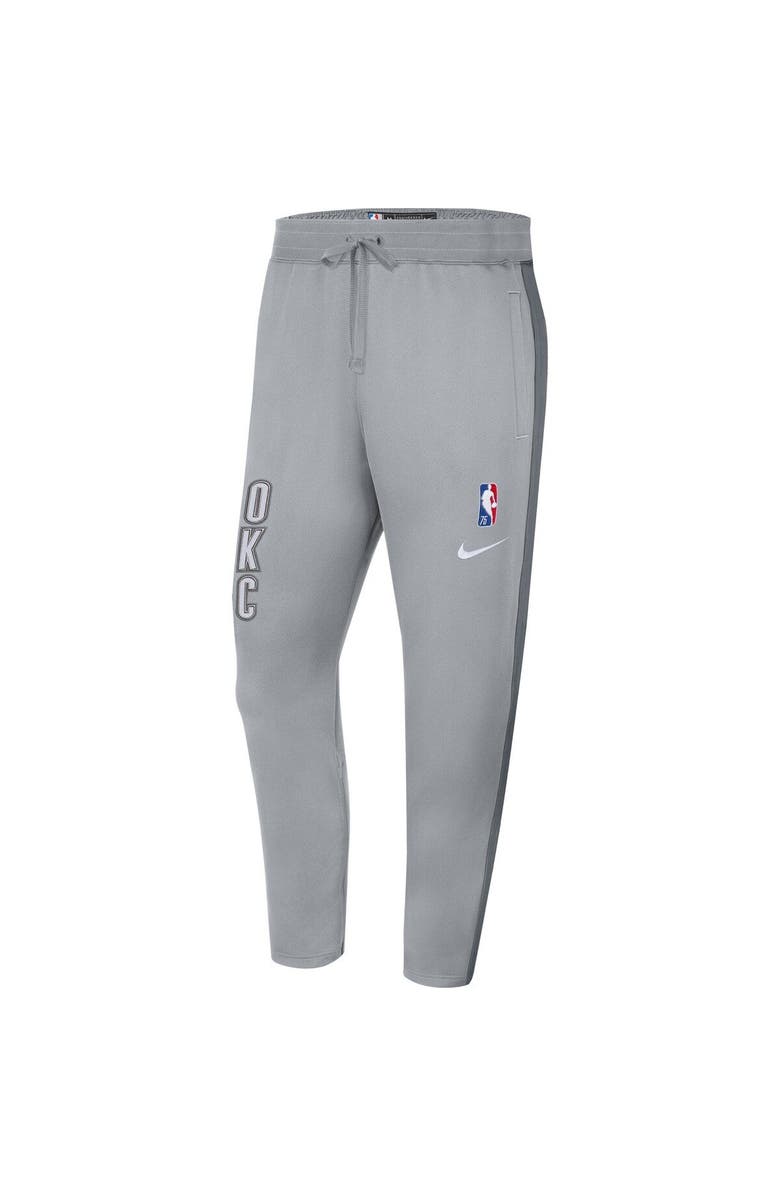 Nike Men's Nike Gray Oklahoma City Thunder 2021/22 City Edition Showtime Performance Pants, Alternate, color,