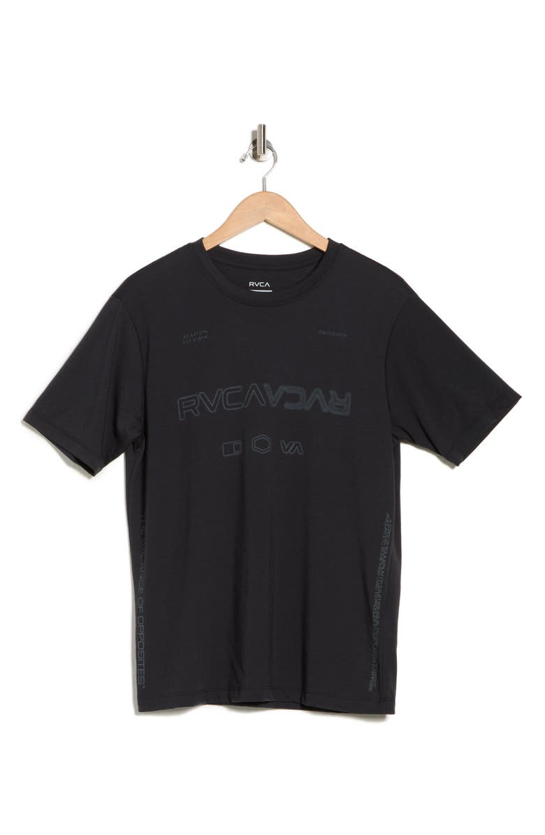 RVCA Logo Sport T-Shirt, Main, color, 
